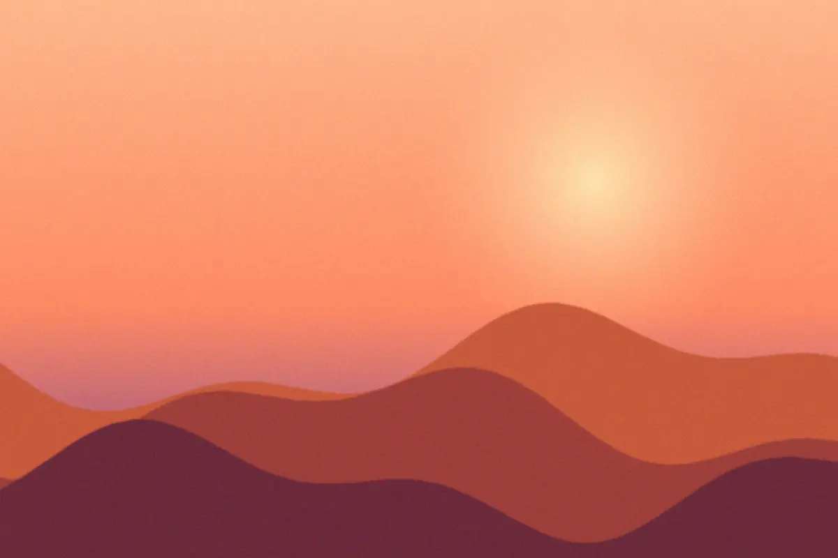 Morning light on the dunes